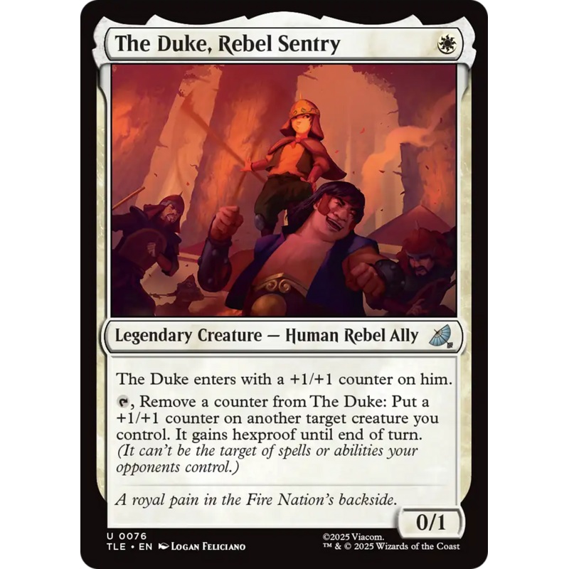 The Duke, Rebel Sentry [Avatar: The Last Airbender: Eternal-Legal]