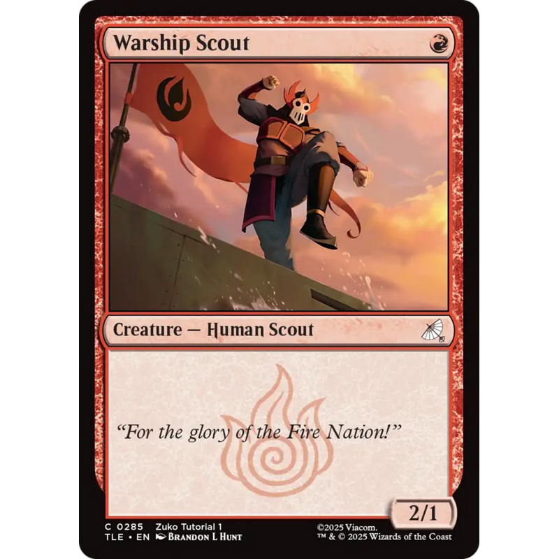 Warship scout (0285) [Avatar: The Last Airbender: Eternal-Legal]