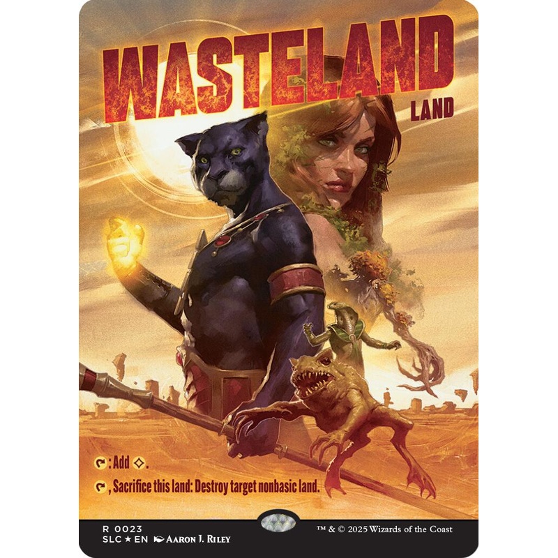 Wasteland (Halo Foil) [Secret Lair Countdown Kit]