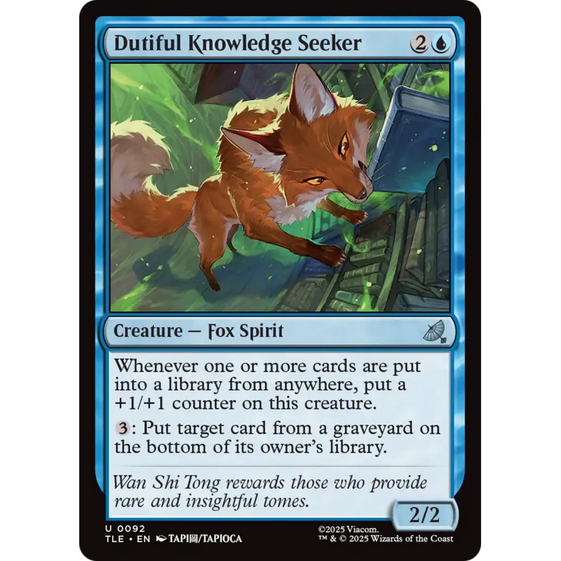 Dutiful Knowledge Seeker [Avatar: The Last Airbender: Eternal-Legal]