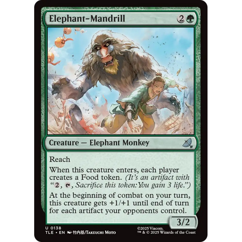Elephant-Mandrill [Avatar: The Last Airbender: Eternal-Legal]