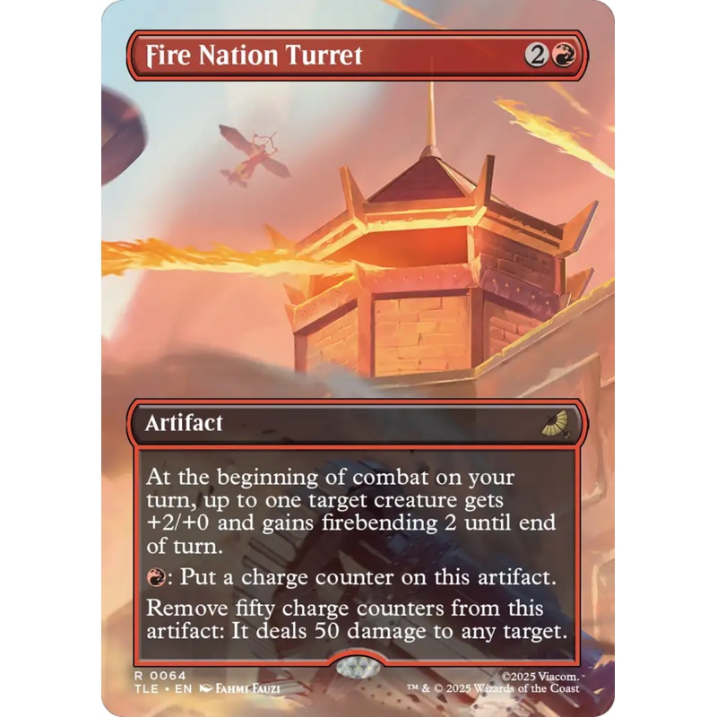 Fire Nation Turret (Borderless) [Avatar: The Last Airbender: Eternal-Legal]