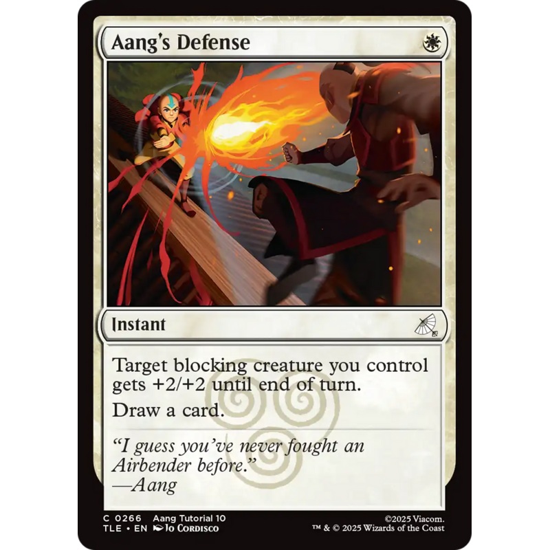 Aang’s Defense (0266) [Avatar: The Last Airbender: Eternal-Legal]