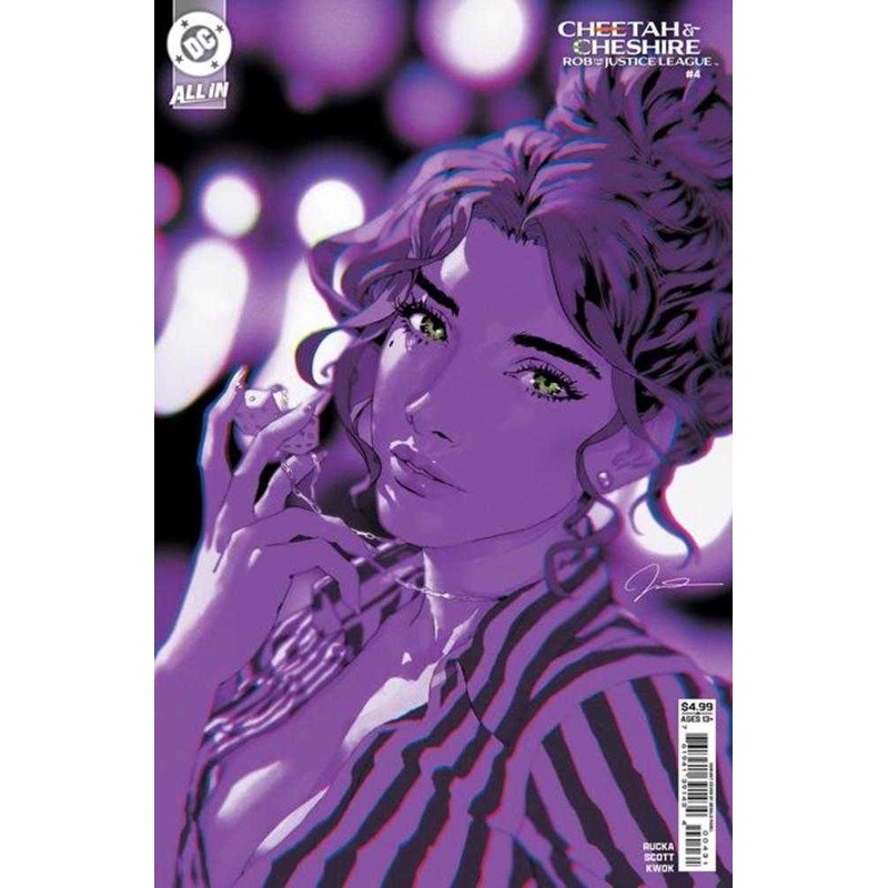 Cheetah And Cheshire Rob The Justice League #4 (Of 6) Cover B Gerald Parel Card Stock Variant