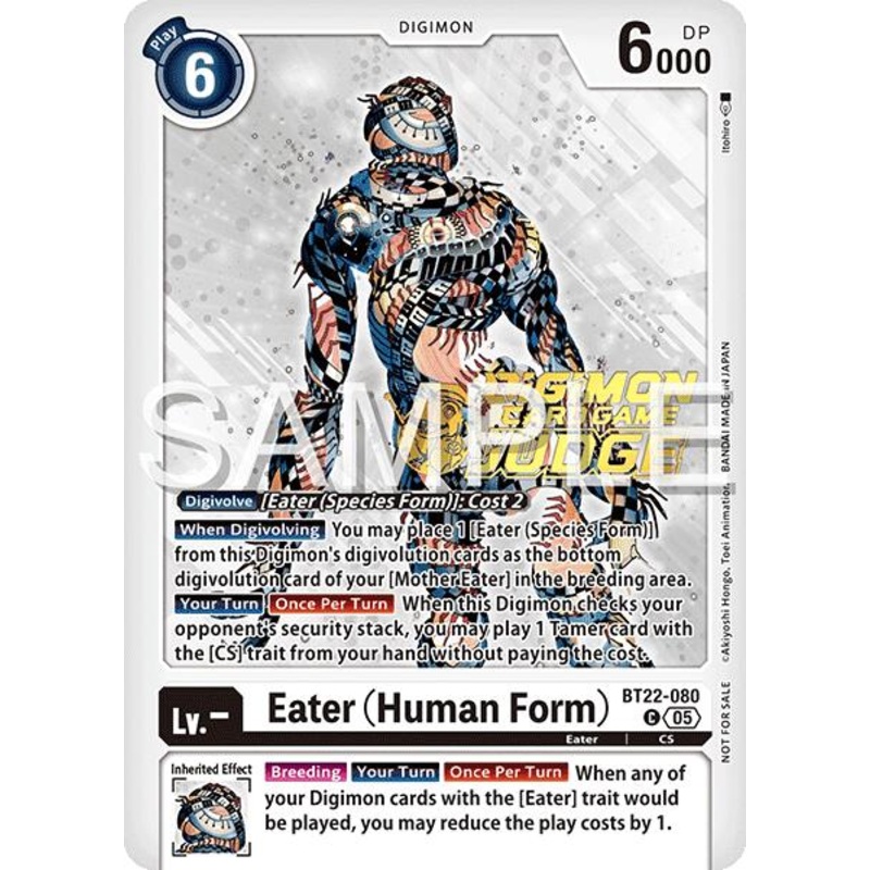 Eater [BT22-080] (Human Form) (Judge Pack 2025 Wave 2) [Cyber Eden]