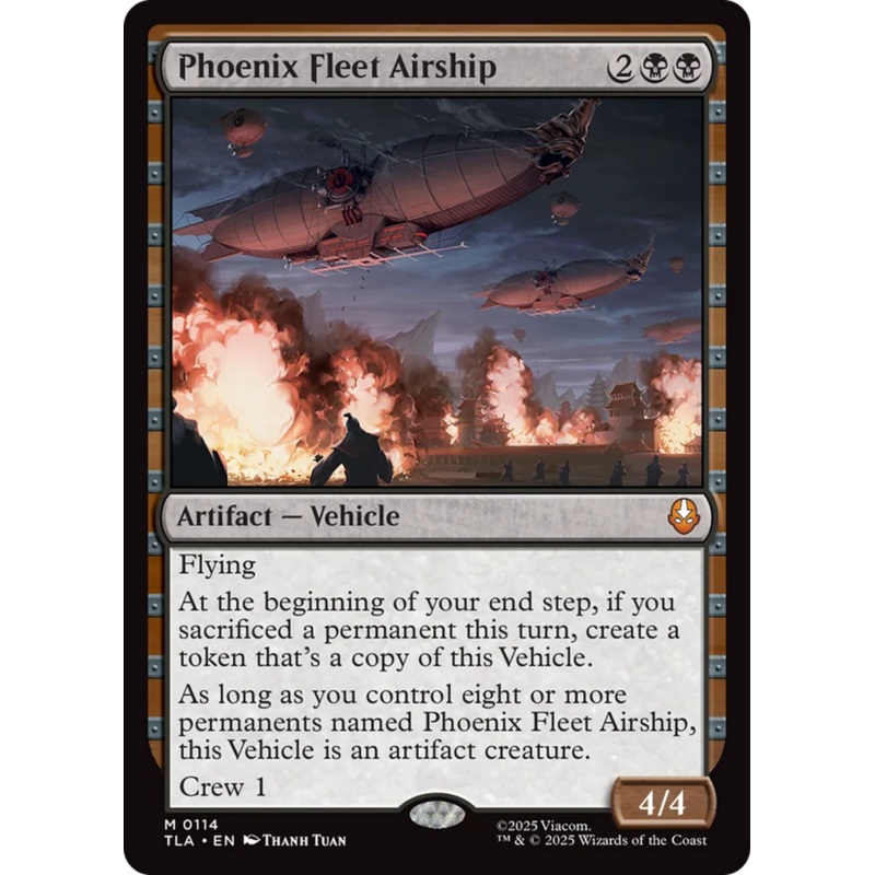 Phoenix Fleet Airship [Avatar: The Last Airbender]
