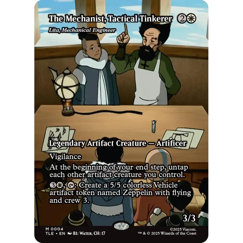 The Mechanist, Tactical Tinkerer – Lita, Mechanical Engineer (Borderless) [Avatar: The Last Airbender: Eternal-Legal]