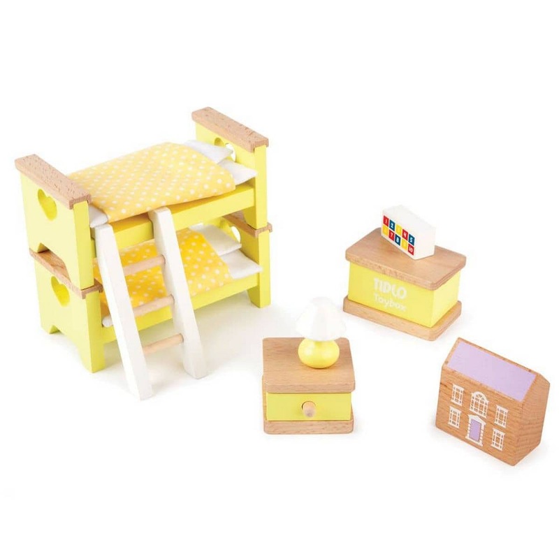 **Childrens Bedroom Doll House Furniture Set