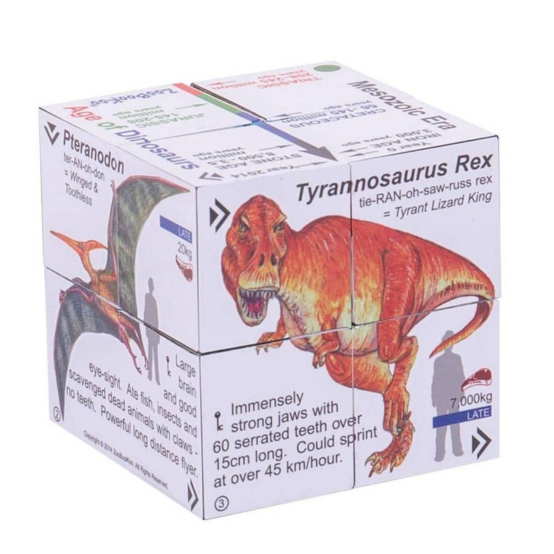 **Factual Dinosaur  T-Rex and Friends Cubebook