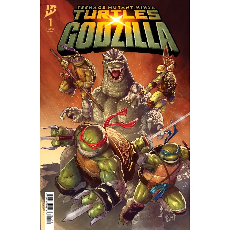 Teenage Mutant Ninja Turtles X Godzilla #1 Cover A (Pe)