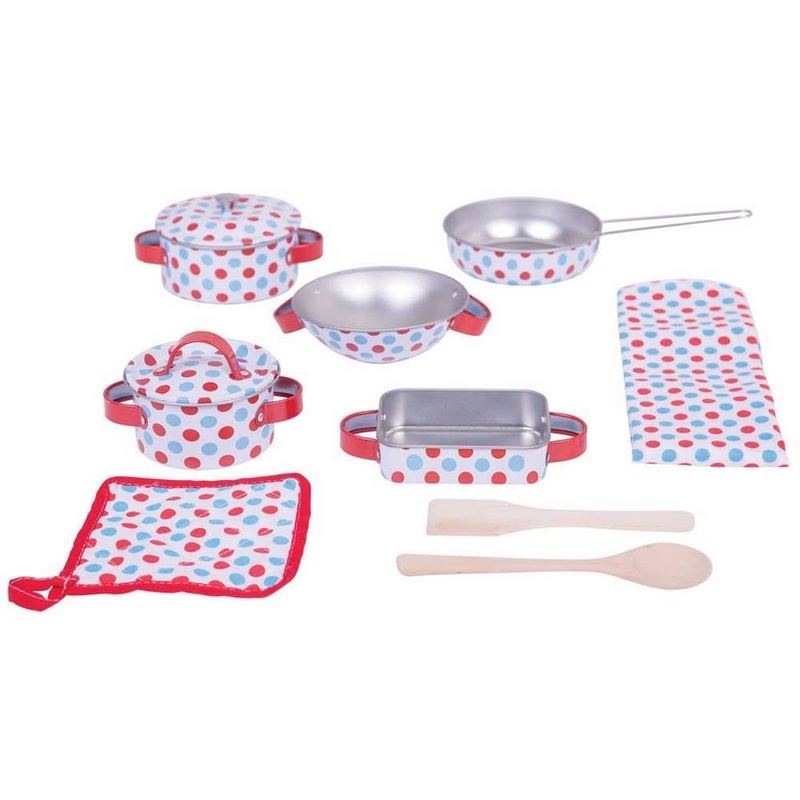 **Spotted Kitchenware Set
