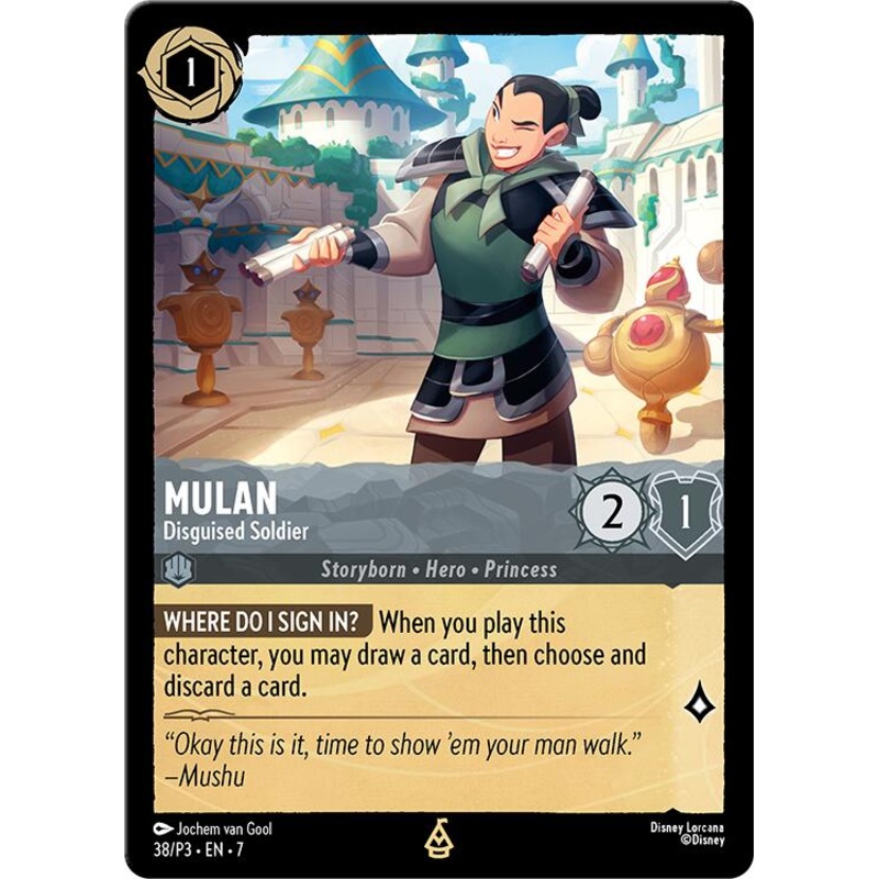 Mulan – Disguised Soldier (38) [Promo Cards]