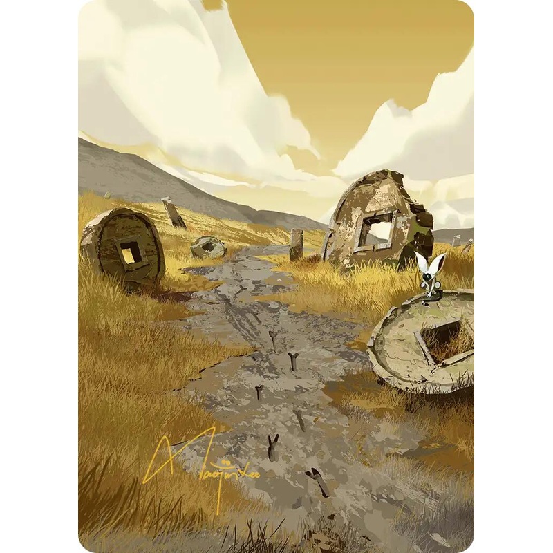 Plains Art Card (Gold-Stamped Signature) [Avatar: The Last Airbender Art Series]