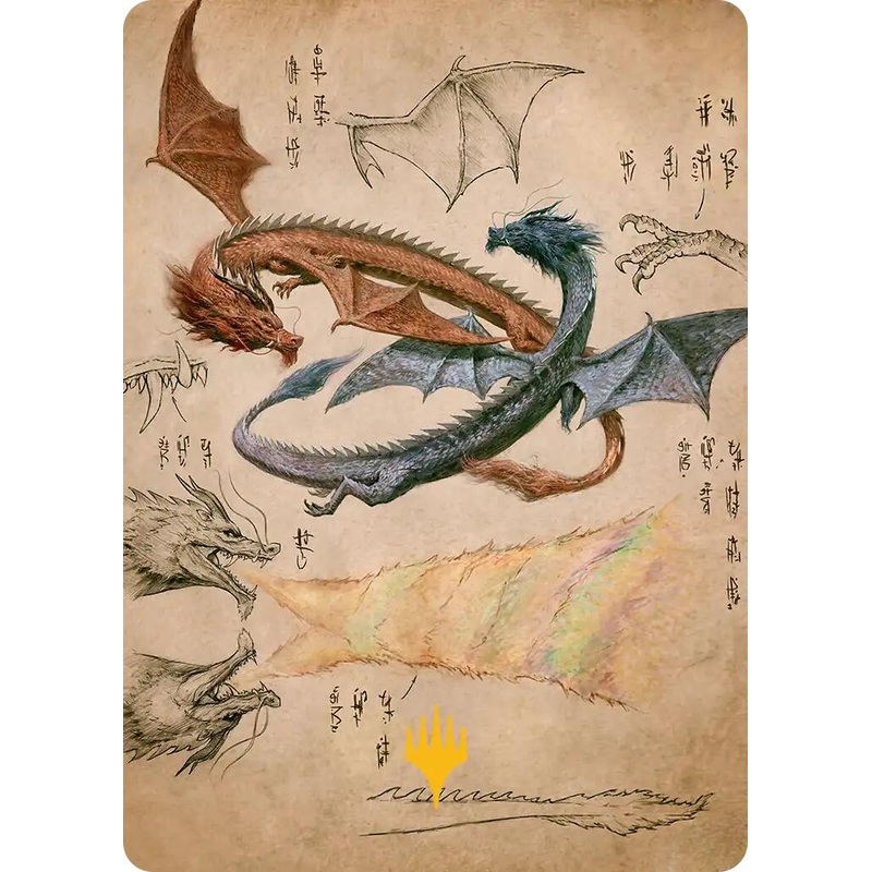 Ran and Shaw Art Card (Gold-Stamped Planeswalker Symbol) [Avatar: The Last Airbender Art Series]