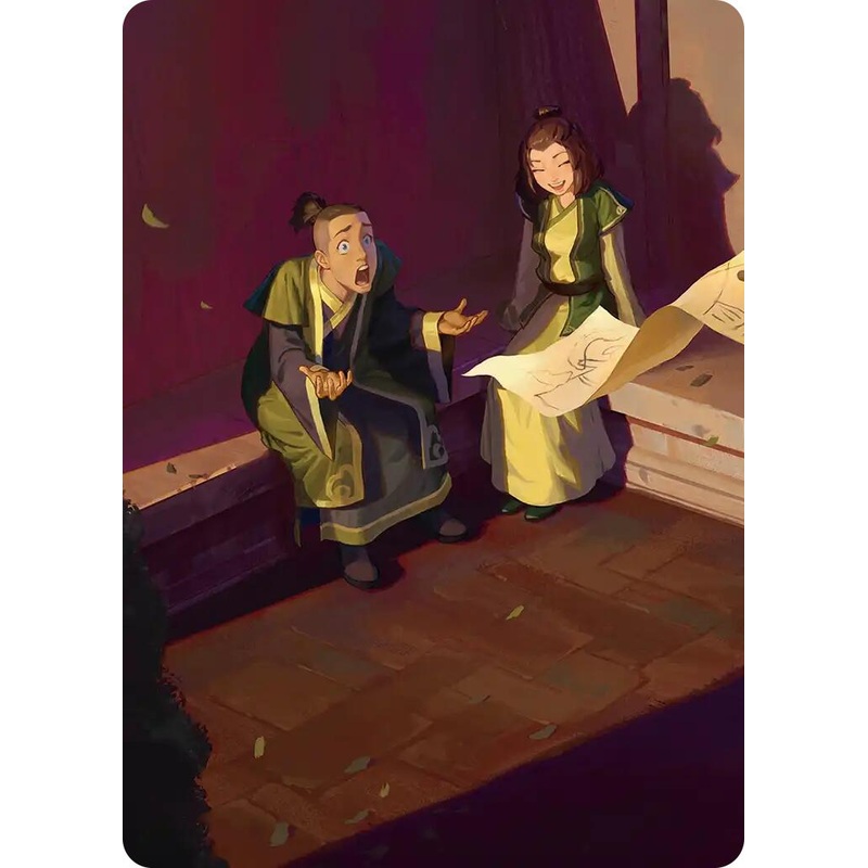 Sokka and Suki Art Card [Avatar: The Last Airbender Art Series]