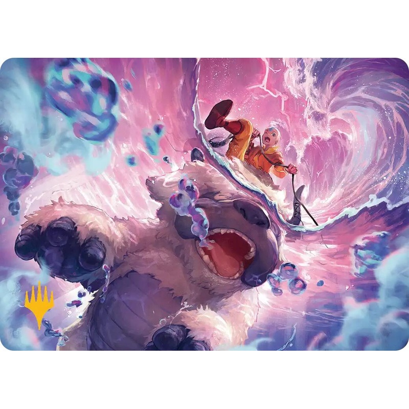 Storm of Memories Art Card (Gold-Stamped Planeswalker Symbol) [Avatar: The Last Airbender Art Series]