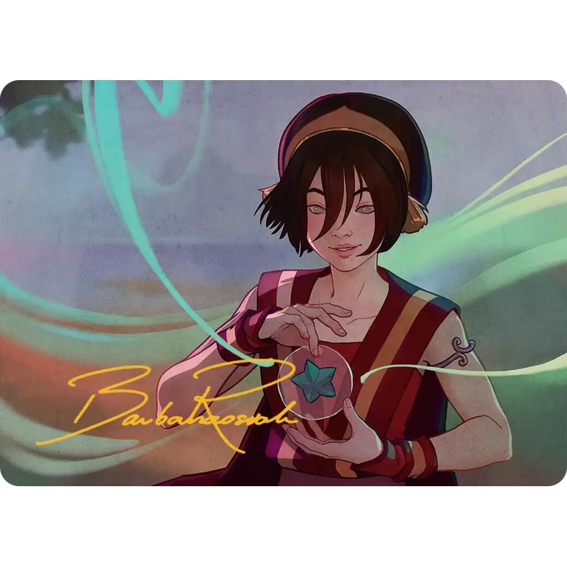 Toph, the First Metalbender Art Card (Gold-Stamped Signature) [Avatar: The Last Airbender Art Series]