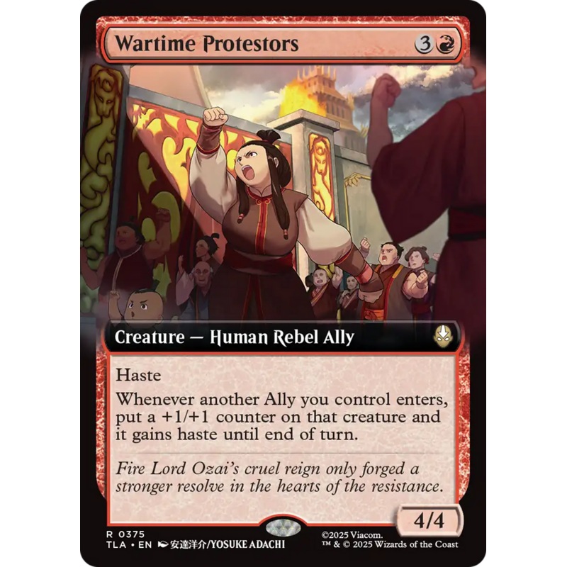 Wartime Protestors (Extended Art) [Avatar: The Last Airbender]