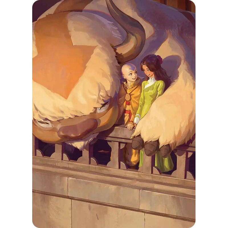 Aang and Katara Art Card [Avatar: The Last Airbender Art Series]