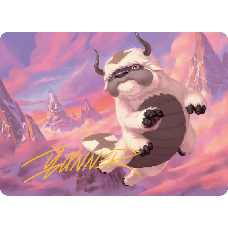 Appa, Aang’s Companion Art Card (Gold-Stamped Signature) [Avatar: The Last Airbender Art Series]