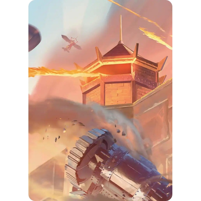 Fire Nation Turret Art Card [Avatar: The Last Airbender Art Series]