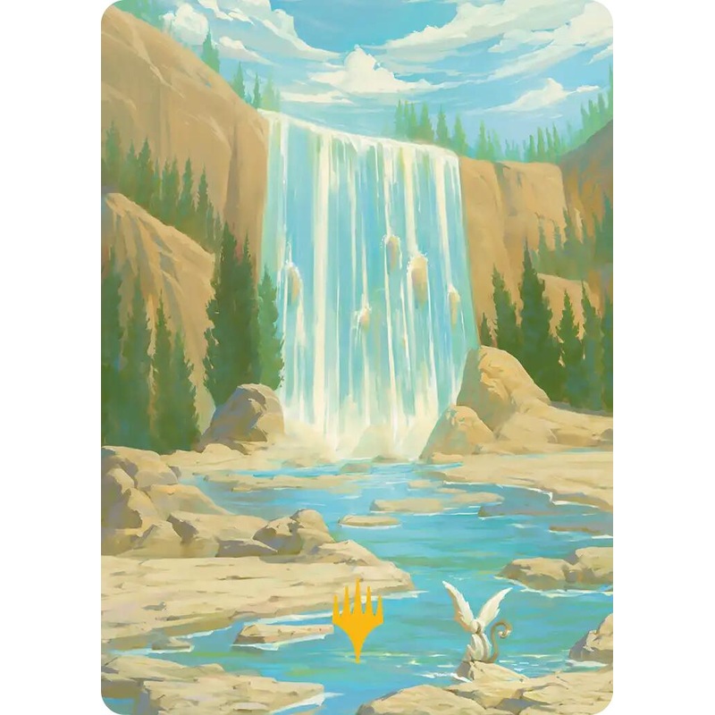 Island Art Card (Gold-Stamped Signature) [Avatar: The Last Airbender Art Series]