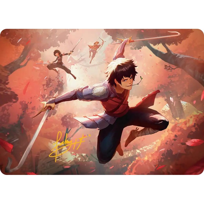 Jet, Freedom Fighter Art Card (Gold-Stamped Signature) [Avatar: The Last Airbender Art Series]