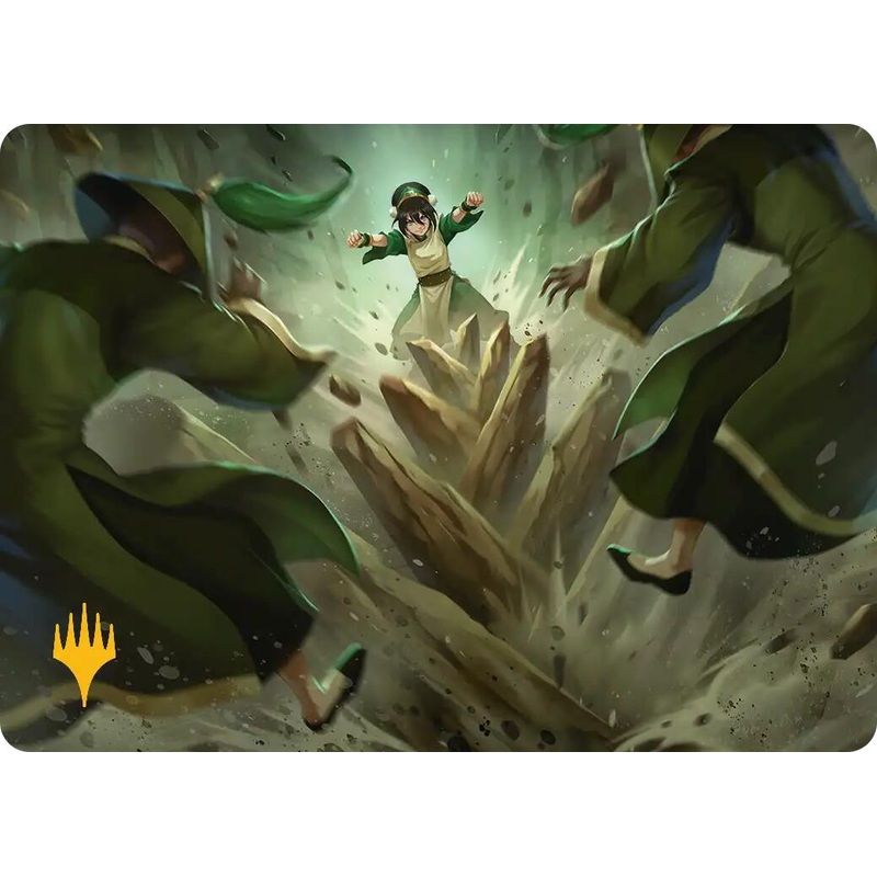 Rockalanche Art Card (Gold-Stamped Planeswalker Symbol) [Avatar: The Last Airbender Art Series]