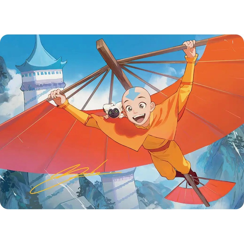 Aang, the Last Airbender Art Card (Gold-Stamped Signature) [Avatar: The Last Airbender Art Series]
