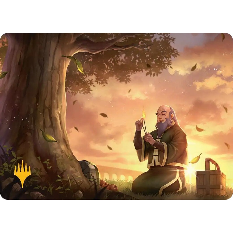 Bastion of Remembrance Art Card (Gold-Stamped Planeswalker Symbol) [Avatar: The Last Airbender Art Series]