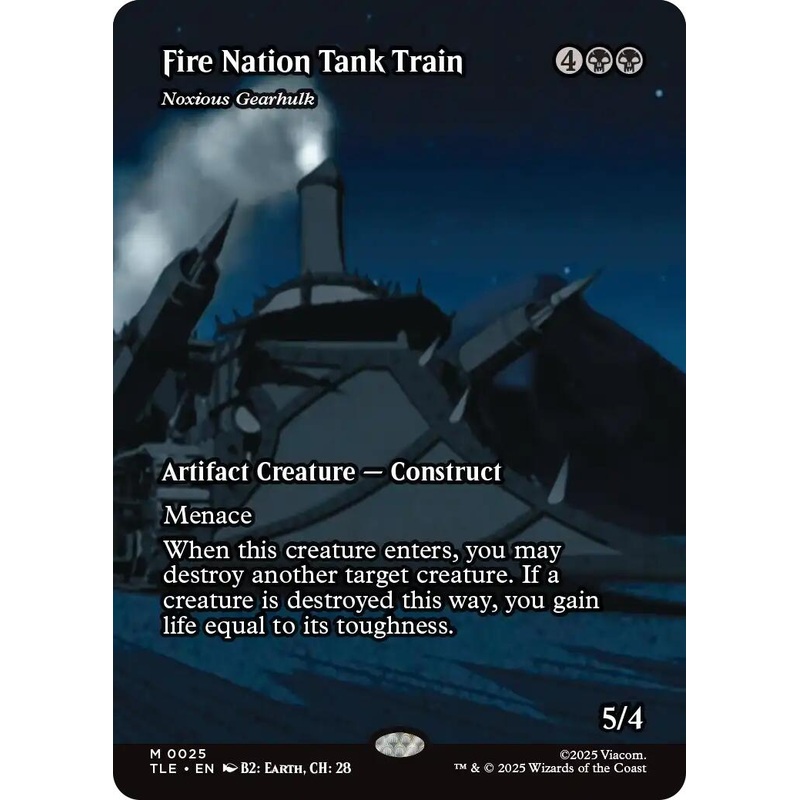 Fire Nation Tank Train – Noxious Gearhulk (Borderless) [Avatar: The Last Airbender: Eternal-Legal]