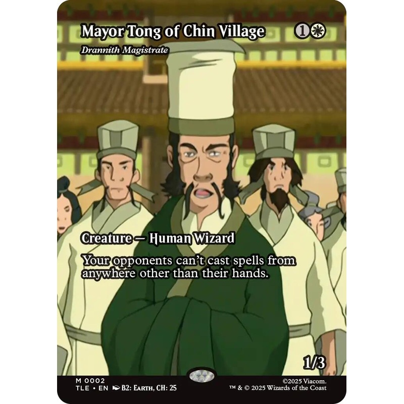 Mayor Tong of Chin Village – Drannith Magistrate (Borderless) [Avatar: The Last Airbender: Eternal-Legal]