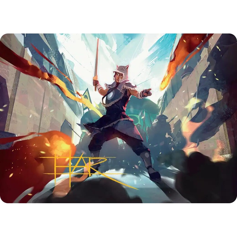 Sokka, Tenacious Tactician Art Card (Gold-Stamped Signature) [Avatar: The Last Airbender Art Series]