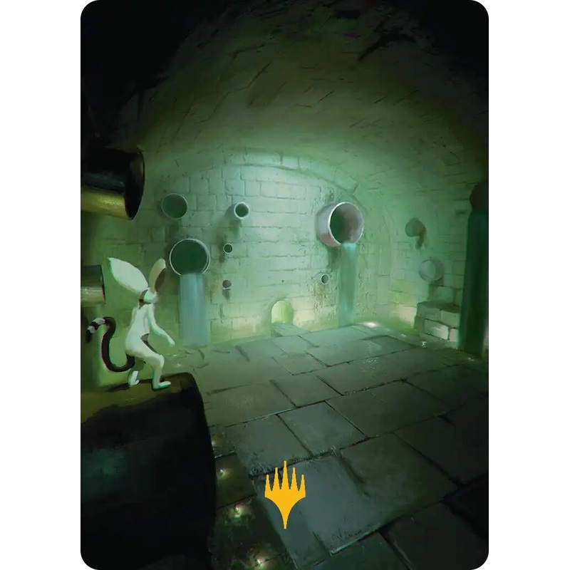 Swamp Art Card (Gold-Stamped Planeswalker Symbol) [Avatar: The Last Airbender Art Series]