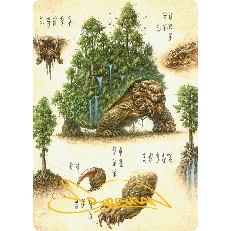 The Lion-Turtle Art Card (Gold-Stamped Signature) [Avatar: The Last Airbender Art Series]