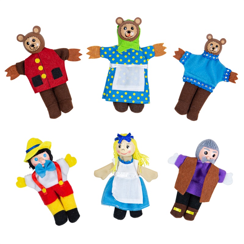 Goldilocks Finger Puppets