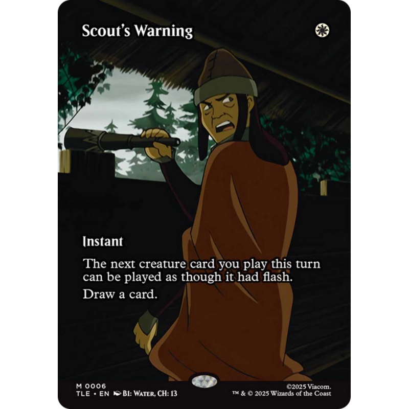 Scout’s Warning (Borderless) [Avatar: The Last Airbender: Eternal-Legal]
