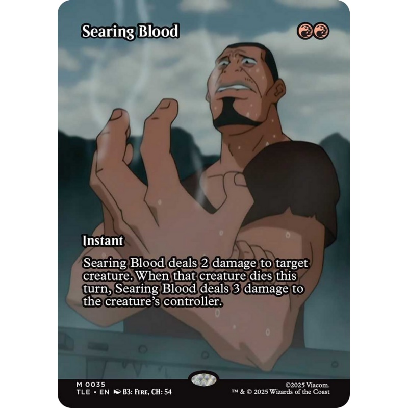 Searing Blood (Borderless) [Avatar: The Last Airbender: Eternal-Legal]