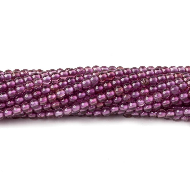 2.5mm Rhodolite Garnet plain round beads 15 inch 165 beads (ONLINE ORDER ONLY)