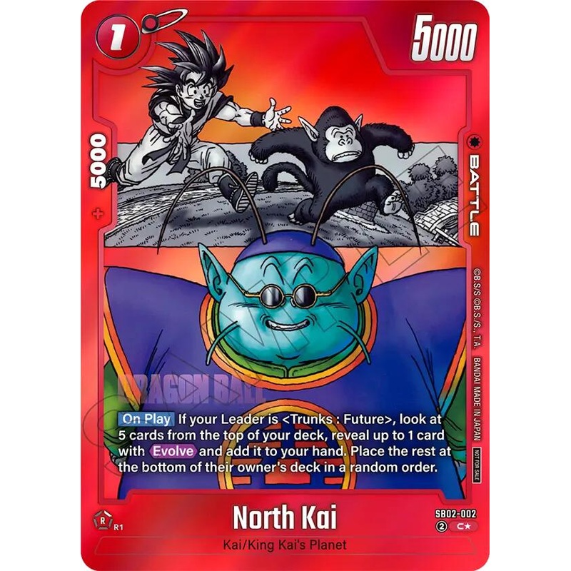 North Kai (SB02-002) (Limited Pack MANGA Version 02) [Fusion World Promotion Cards]