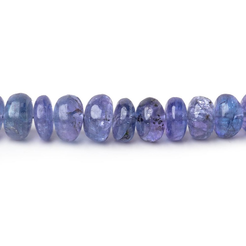 5-7mm Tanzanite Plain Rondelle Beads 15.75 inch 112 pieces (ONLINE ORDER ONLY)