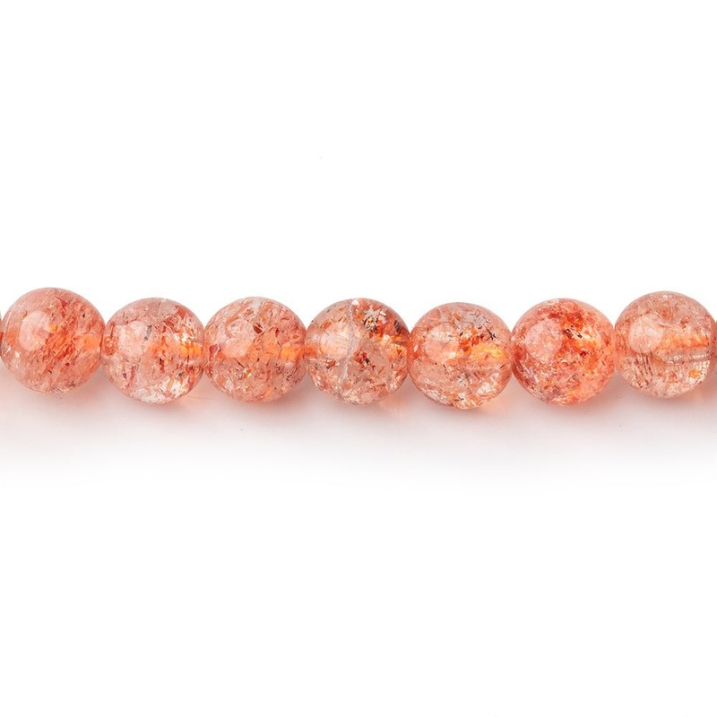 5mm Sunstone Plain Round Beads 16 inch 84 pieces (ONLINE ORDER ONLY)