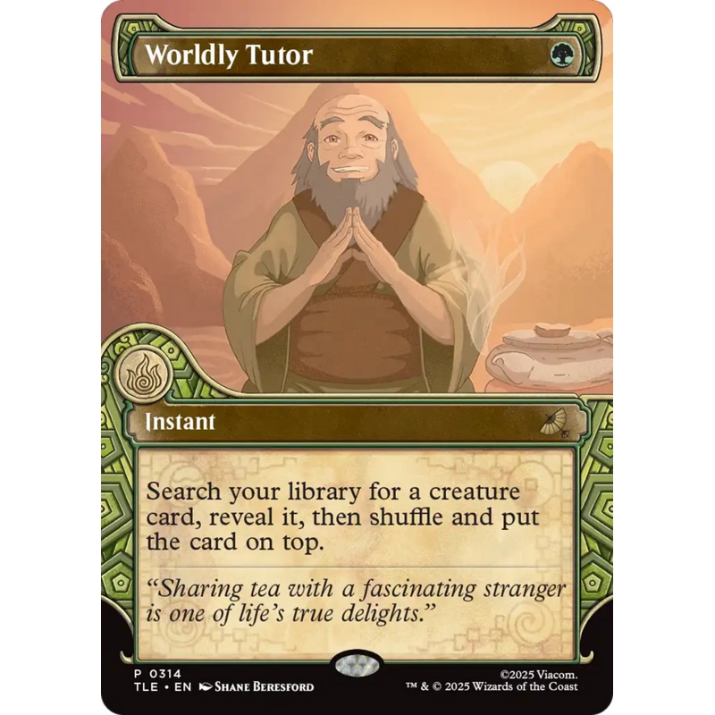 Worldly Tutor (Showcase) [Avatar: The Last Airbender: Eternal-Legal]