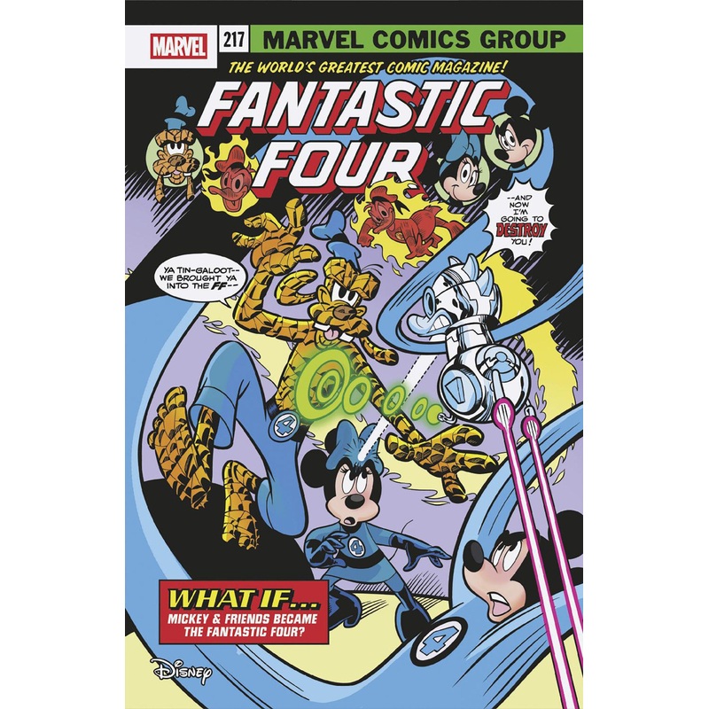 Fantastic Four #5 Marco Palazzi Disney What If? Fantastic Four Homage Variant