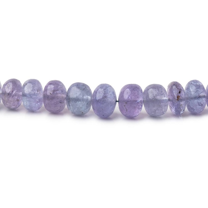 5-7mm Tanzanite Plain Rondelle Beads 18 inch 120 pieces (ONLINE ORDER ONLY)