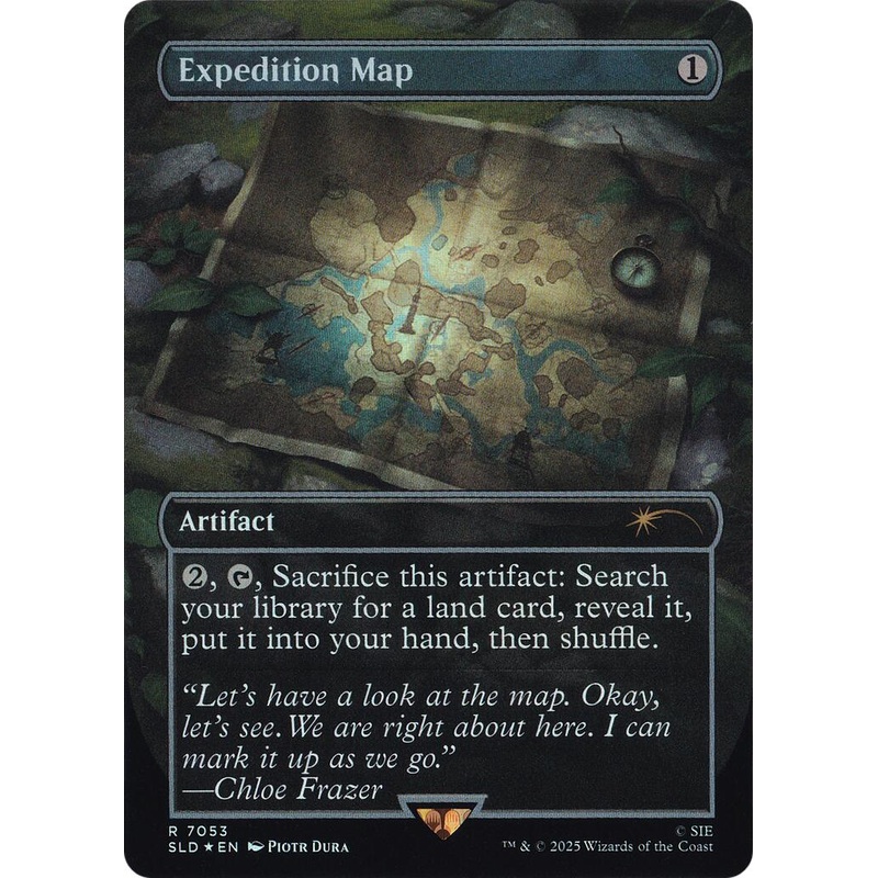 Expedition Map (Rainbow Foil) [Secret Lair Drop Series]