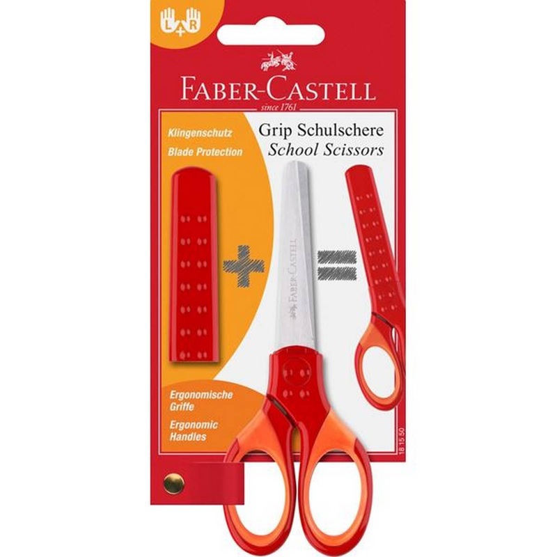 Faber School Scissors with Ergonomic Handles
