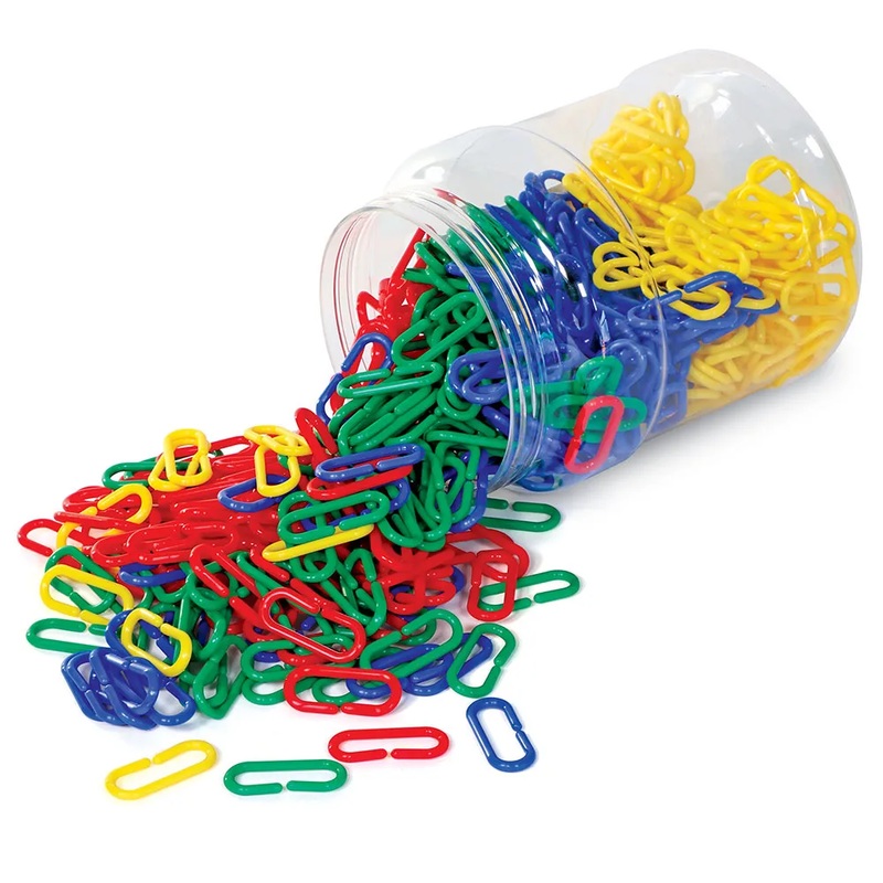 Learning Resources Link N Learn Links  4 Colour Links (Set of 500)
