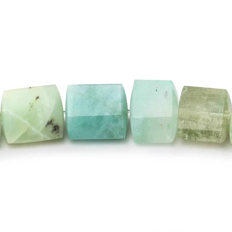 4×9-15x13mm Beryl & Chrysoprase Trillion Beads 16.5 inch 42 pieces AAA (ONLINE ORDER ONLY)