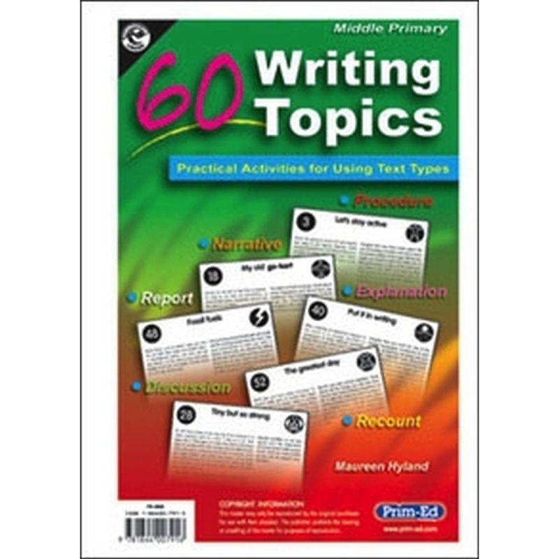 60 Writing Topics Upper